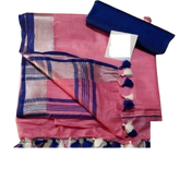 Khadi Linen Saree M J HANDLOOM
